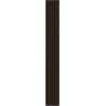 Mexen Ovalo 01 flexible grooved wall slats 280 x 36 cm, technical veneer, Black Oak - S130-280-01-046