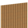 Mexen Ovalo 02 flexible grooved wall slats 280 x 36 cm, engineered veneer, Oak Classic - S130-280-02-041