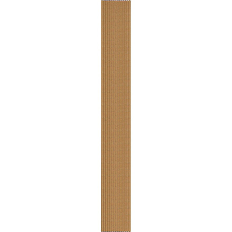 Mexen Ovalo 02 flexible grooved wall slats 280 x 36 cm, engineered veneer, Oak Classic - S130-280-02-041