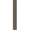 Mexen Ovalo 02 ribbed flexible wall slats 280 x 36 cm, technical veneer, Gray Oak - S130-280-02-043