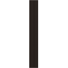 Mexen Ovalo 02 grooved flexible wall slats 280 x 36 cm, technical veneer, Black Oak - S130-280-02-046