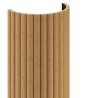 Mexen Ovalo 03 grooved flexible wall slats 280 x 36 cm, technical veneer, Classic Oak - S130-280-03-041