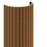 Mexen Ovalo 03 flexible grooved wall slats 280 x 36 cm, technical veneer, Natural Oak - S130-280-03-042