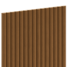 Mexen Ovalo 03 flexible grooved wall slats 280 x 36 cm, technical veneer, Natural Oak - S130-280-03-042