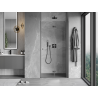 Mexen Mist-F folding shower door right 65 cm, transparent, gun metal - 8A6-065-000-95-00-P