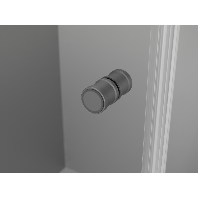 Mexen Mist-F folding shower door right 70 cm, transparent, gun metal - 8A6-070-000-95-00-P