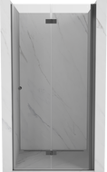 Mexen Mist-F folding shower door right 115 cm, transparent, gun metal - 8A6-115-000-95-00-P