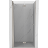 Mexen Mist-F folding shower door left 90 cm, transparent, brushed nickel - 8A6-090-000-97-00-L