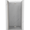 Mexen Mist-F folding shower door left 110 cm, transparent, brushed nickel - 8A6-110-000-97-00-L