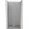 Mexen Mist-F folding shower door, right side 90 cm, transparent, brushed nickel - 8A6-090-000-97-00-P