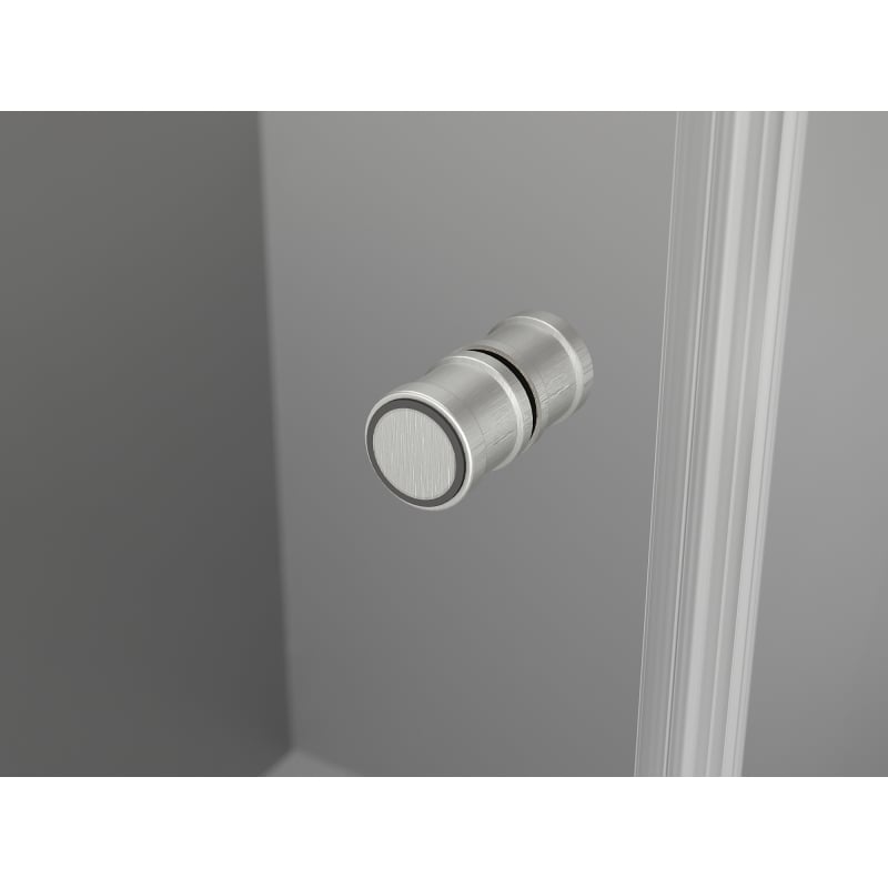Mexen Mist-F folding right shower door 110 cm, transparent, brushed nickel - 8A6-110-000-97-00-P