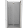 Mexen Mist-F folding shower door right 120 cm, transparent, brushed nickel - 8A6-120-000-97-00-P