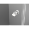 Mexen Mist-F folding shower cabin left 75 x 85 cm, transparent, white - 8A6T-075-085-20-00-L