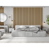 Mexen Lam-F Slim 01 acoustic wall slats 280 x 36.5 cm, 9 mm felt, technical veneer, Oak Classic - S107-280-01-041