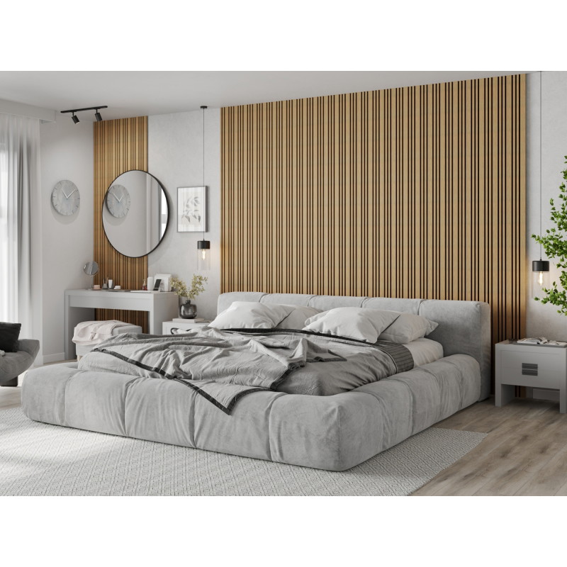 Mexen Lam-F Slim 01 acoustic wall slats 280 x 36.5 cm, 9 mm felt, technical veneer, Oak Classic - S107-280-01-041