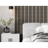 Mexen Lam-F Slim 01 acoustic wall slats 280 x 36.5 cm, 9 mm felt, technical veneer, Gray Oak - S107-280-01-043