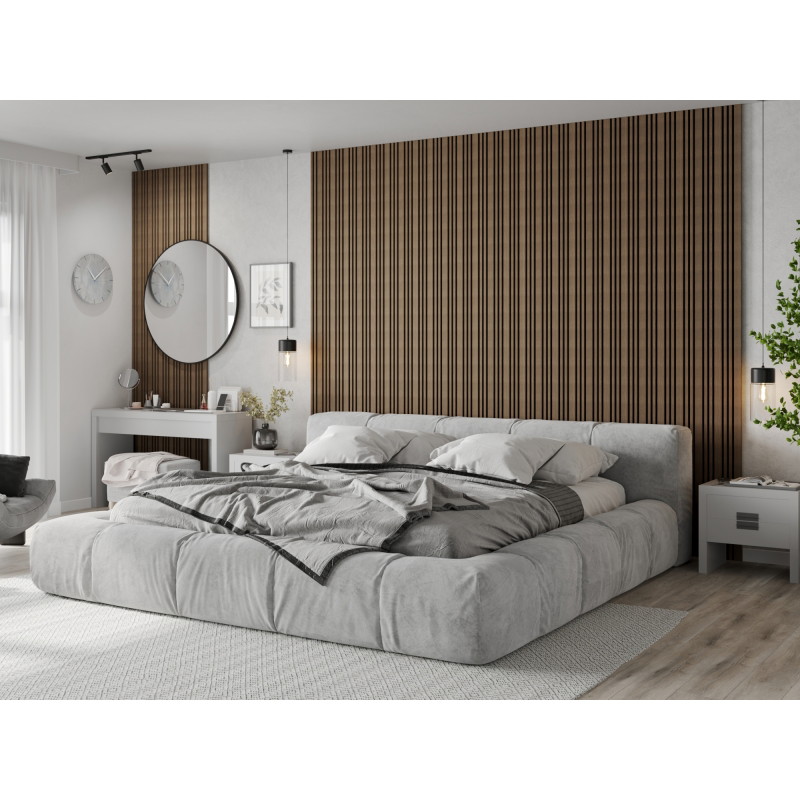 Mexen Lam-F Slim 01 acoustic wall slats 280 x 36.5 cm, felt 9 mm, technical veneer, Dark Walnut - S107-280-01-044
