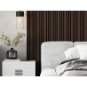 Mexen Lam-F Slim 01 acoustic wall slats 280 x 36.5 cm, 9 mm felt, technical veneer, Mocca Oak - S107-280-01-045