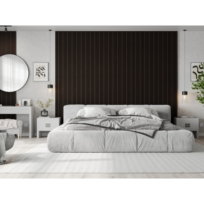 Mexen Lam-F Slim 01 acoustic wall slats 280 x 36.5 cm, 9 mm felt, technical veneer, Black Oak - S107-280-01-046