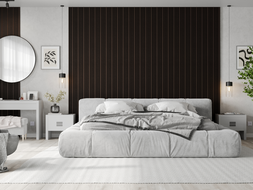 Mexen Lam-F Acoustic Wall Slats 275 x 30 cm, 8 mm Felt, Technical Veneer, Golden Oak - S105-275307-3015-003