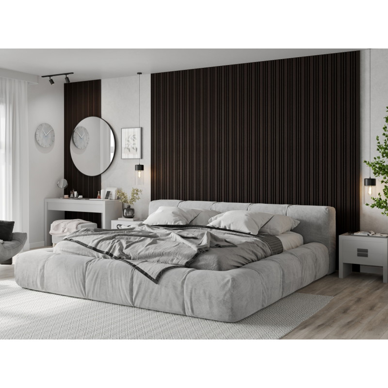 Mexen Lam-F Slim 01 acoustic wall slats 280 x 36.5 cm, 9 mm felt, technical veneer, Black Oak - S107-280-01-046