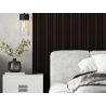 Mexen Lam-F Slim 01 acoustic wall slats 280 x 36.5 cm, 9 mm felt, technical veneer, Black Oak - S107-280-01-046