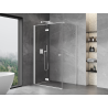 Mexen Mist-F folding shower enclosure left 120 x 90 cm, transparent, white - 8A6T-120-090-20-00-L