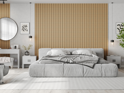 Mexen Lam-F Nano 01 Acoustic wall panels 280 x 32.4 cm, 9 mm felt, technical veneer, Classic Oak - S108-280-01-041