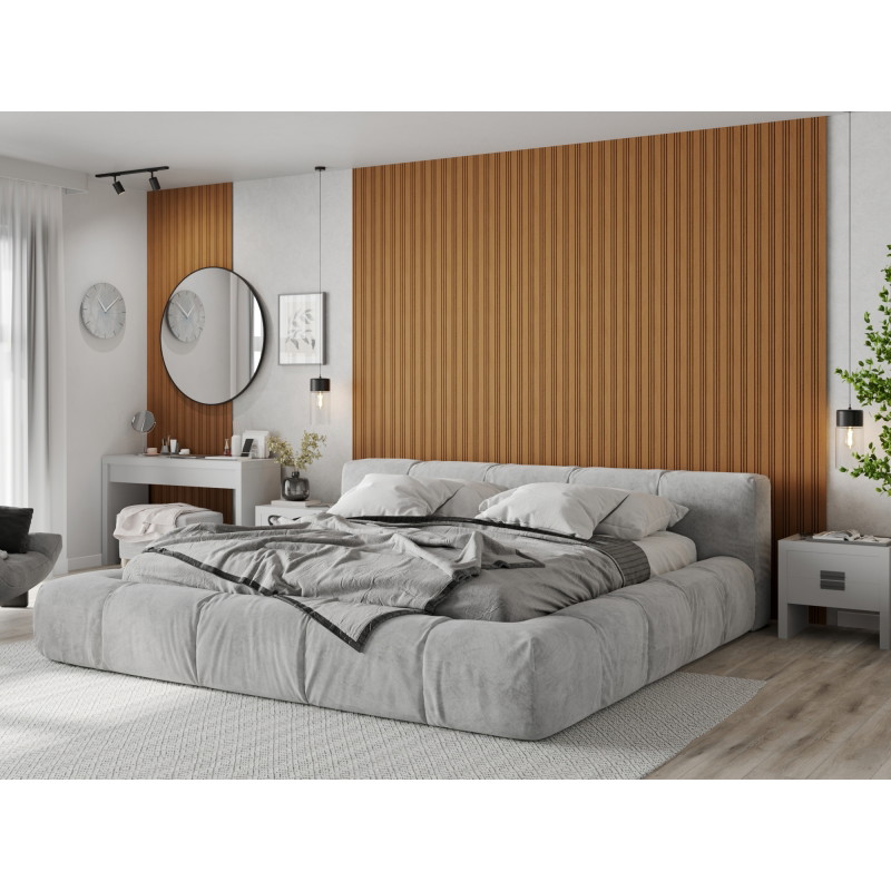 Mexen Lam-F Nano 01 acoustic wall slats 280 x 32.4 cm, 9 mm felt, technical veneer, Natural Oak - S108-280-01-042