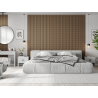 Mexen Lam-F Nano 01 acoustic wall slats 280 x 32.4 cm, 9 mm felt, technical veneer, Dark Walnut - S108-280-01-044