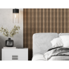 Mexen Lam-F Nano 01 acoustic wall slats 280 x 32.4 cm, 9 mm felt, technical veneer, Dark Walnut - S108-280-01-044