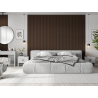 Mexen Lam-F Nano 01 acoustic wall slats 280 x 32.4 cm, 9 mm felt, technical veneer, Mocca Oak - S108-280-01-045