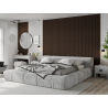Mexen Lam-F Nano 01 acoustic wall slats 280 x 32.4 cm, 9 mm felt, technical veneer, Mocca Oak - S108-280-01-045