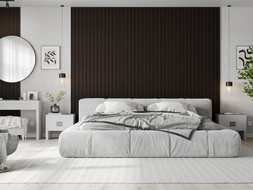 Mexen Lam-F Nano 01 acoustic wall slats 280 x 32.4 cm, felt 9 mm, technical veneer, Black Oak - S108-280-01-046