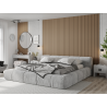 Mexen Lam-F Nano 01 Acoustic Wall Slats 280 x 32.4 cm, 9 mm Felt, Technical Veneer, Light Walnut - S108-280-01-047