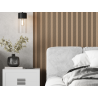 Mexen Lam-F Nano 01 Acoustic Wall Slats 280 x 32.4 cm, 9 mm Felt, Technical Veneer, Light Walnut - S108-280-01-047