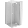 Mexen Mist-F folding shower enclosure right 70 x 70 cm, transparent, white - 8A6T-070-070-20-00-P