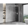 Mexen Mist-F foldable shower cabin right 90 x 80 cm, transparent, white - 8A6T-090-080-20-00-P
