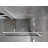 Mexen Mist-F folding shower enclosure right 100 x 85 cm, transparent, white - 8A6T-100-085-20-00-P
