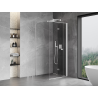 Mexen Mist-F folding shower cabin right 110 x 110 cm, transparent, white - 8A6T-110-110-20-00-P