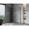 Mexen Mist-F folding shower enclosure left 120 x 95 cm, transparent, gun gray brushed - 8A6T-120-095-66-00-L