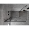 Mexen Mist-F folding shower enclosure left 120 x 95 cm, transparent, gun gray brushed - 8A6T-120-095-66-00-L