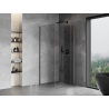 Mexen Mist-F folding shower cabin right 75 x 75 cm, transparent, brushed gun gray - 8A6T-075-075-66-00-P