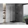 Mexen Mist-F folding shower enclosure right 80 x 80 cm, transparent, brushed gun gray - 8A6T-080-080-66-00-P