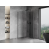 Mexen Mist-F folding shower enclosure right 80 x 80 cm, transparent, brushed gun gray - 8A6T-080-080-66-00-P