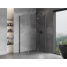 Mexen Mist-F folding shower enclosure right 80 x 90 cm, transparent, brushed gun gray - 8A6T-080-090-66-00-P
