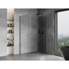 Mexen Mist-F folding shower enclosure right 100 x 120 cm, transparent, brushed gun gray - 8A6T-100-120-66-00-P