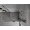 Mexen Mist-F folding shower cabin right 110 x 120 cm, transparent, gun gray brushed - 8A6T-110-120-66-00-P