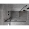 Mexen Mist-F folding shower enclosure left 105 x 80 cm, transparent, gun metal - 8A6T-105-080-95-00-L