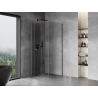 Mexen Mist-F folding shower cabin left 85 x 85 cm, transparent, gun metal - 8A6T-085-085-95-00-L
